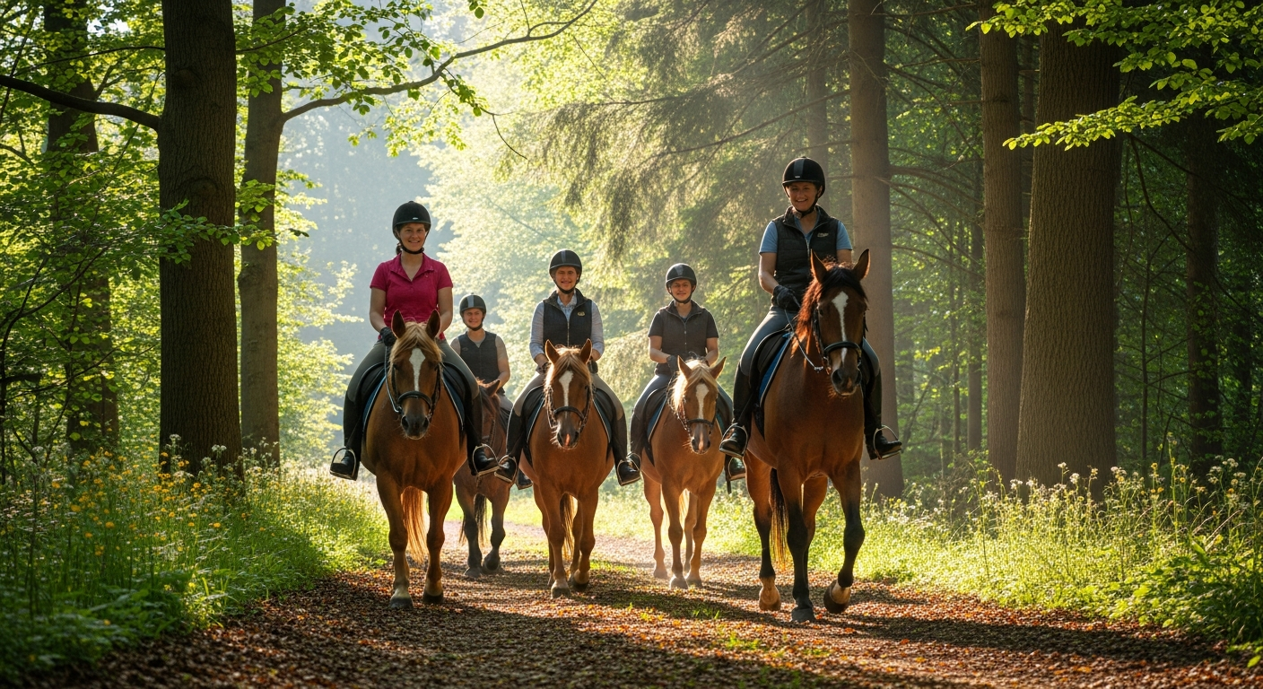 1. Orientierungsritt auf der Wenne-Valley Ranch